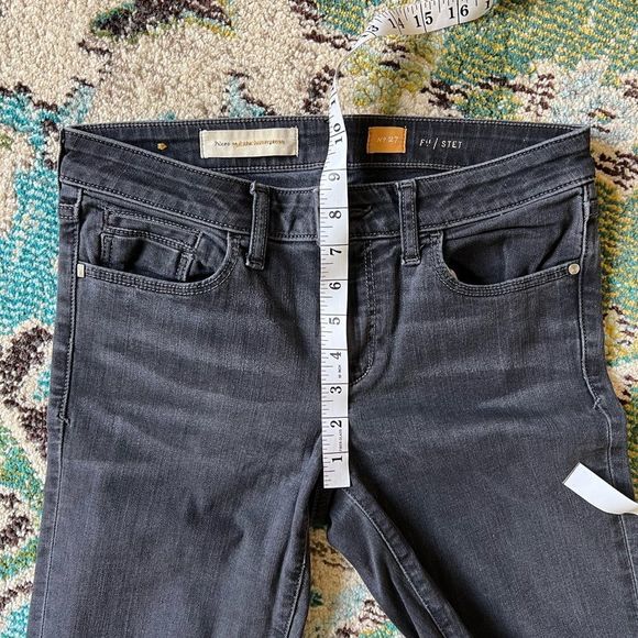 Anthropology Super script high rise skinny jeans - Picture 8 of 8